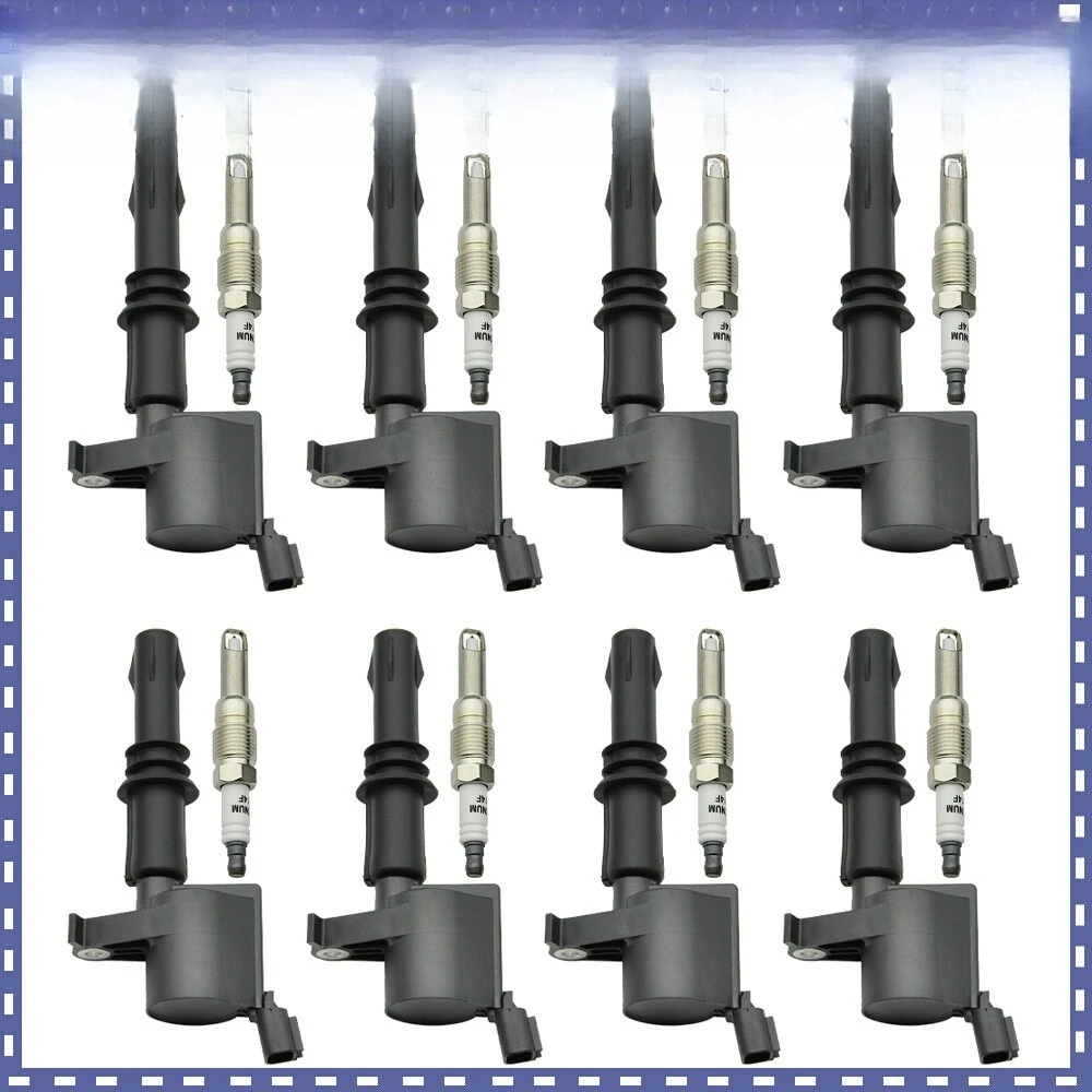 New For Ford F150 2004-2010 5.4L 8*FD508 Ignition Coils & 8*SP515 Spark Plugs
New For Ford F150 2004-2010 5.4L 8*FD508 Ignition Coils & 8*SP515 Spark Plugs
