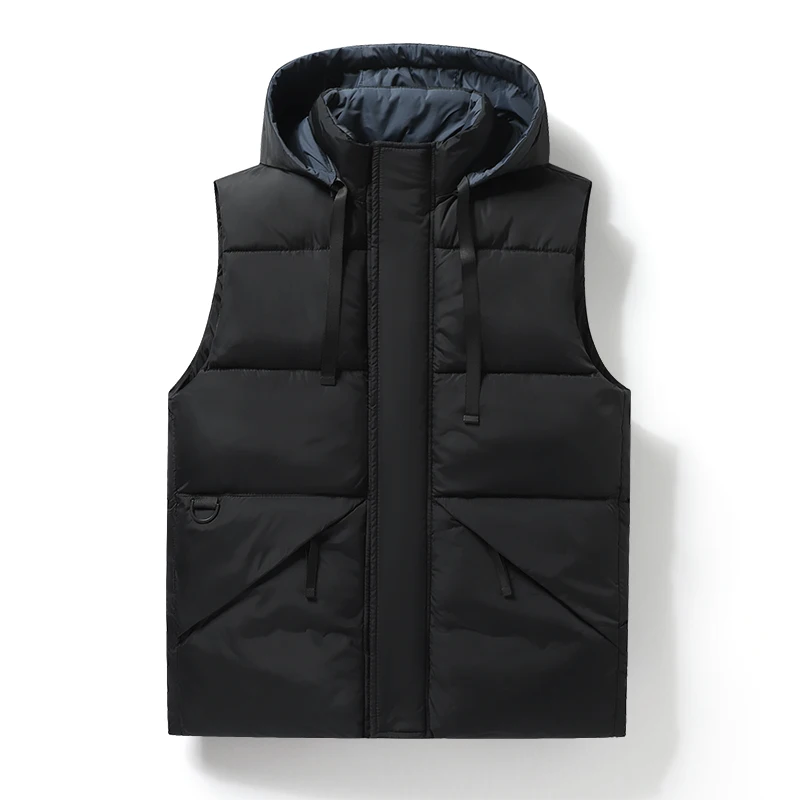 Мужские осенне-зимние новые модные брендовые крутые жилеты для пар, теплый хлопковый жилет, мужская рабочая одежда с капюшоном, однотонный жилет
Мужские осенне-зимние новые модные брендовые крутые жилеты для пар, теплый хлопковый жилет, мужская рабочая одежда с капюшоном, однотонный жилет