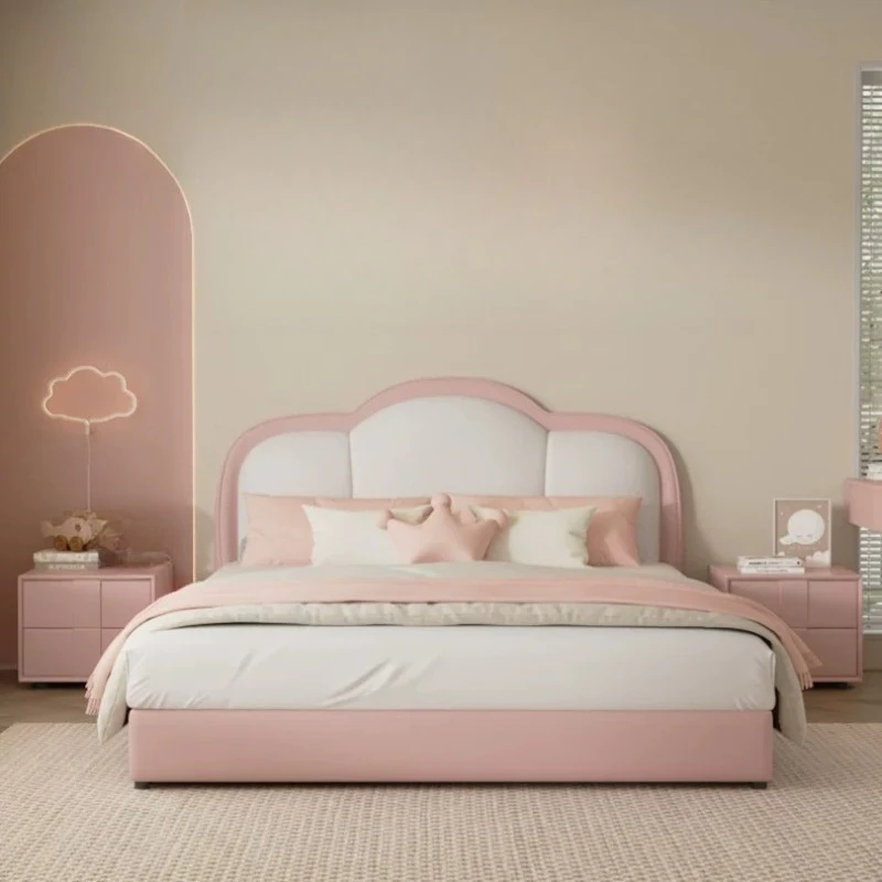 European Princess Bed Bedroom Modern Single Girls Full Headboards Luxury Bed Design Simple Letto Matrimoniale Unique Furniture
European Princess Bed Bedroom Modern Single Girls Full Headboards Luxury Bed Design Simple Letto Matrimoniale Unique Furniture
