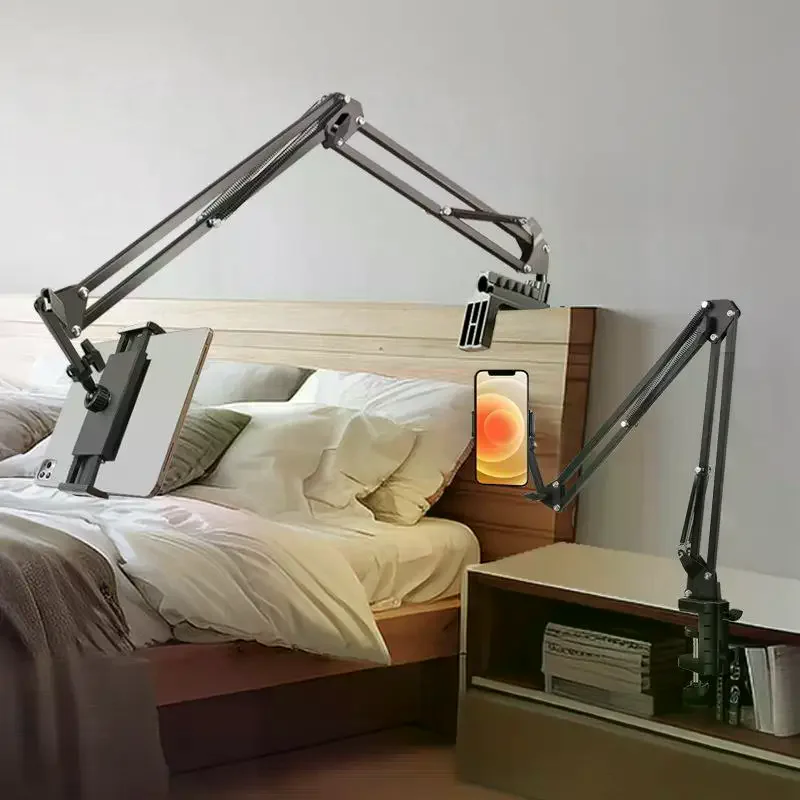 Adjustable Bedside Tablet Stand, Rotatable Long-arm Metal Desktop Tablet Stand, Bedside Lazy Phone Holder
Adjustable Bedside Tablet Stand, Rotatable Long-arm Metal Desktop Tablet Stand, Bedside Lazy Phone Holder