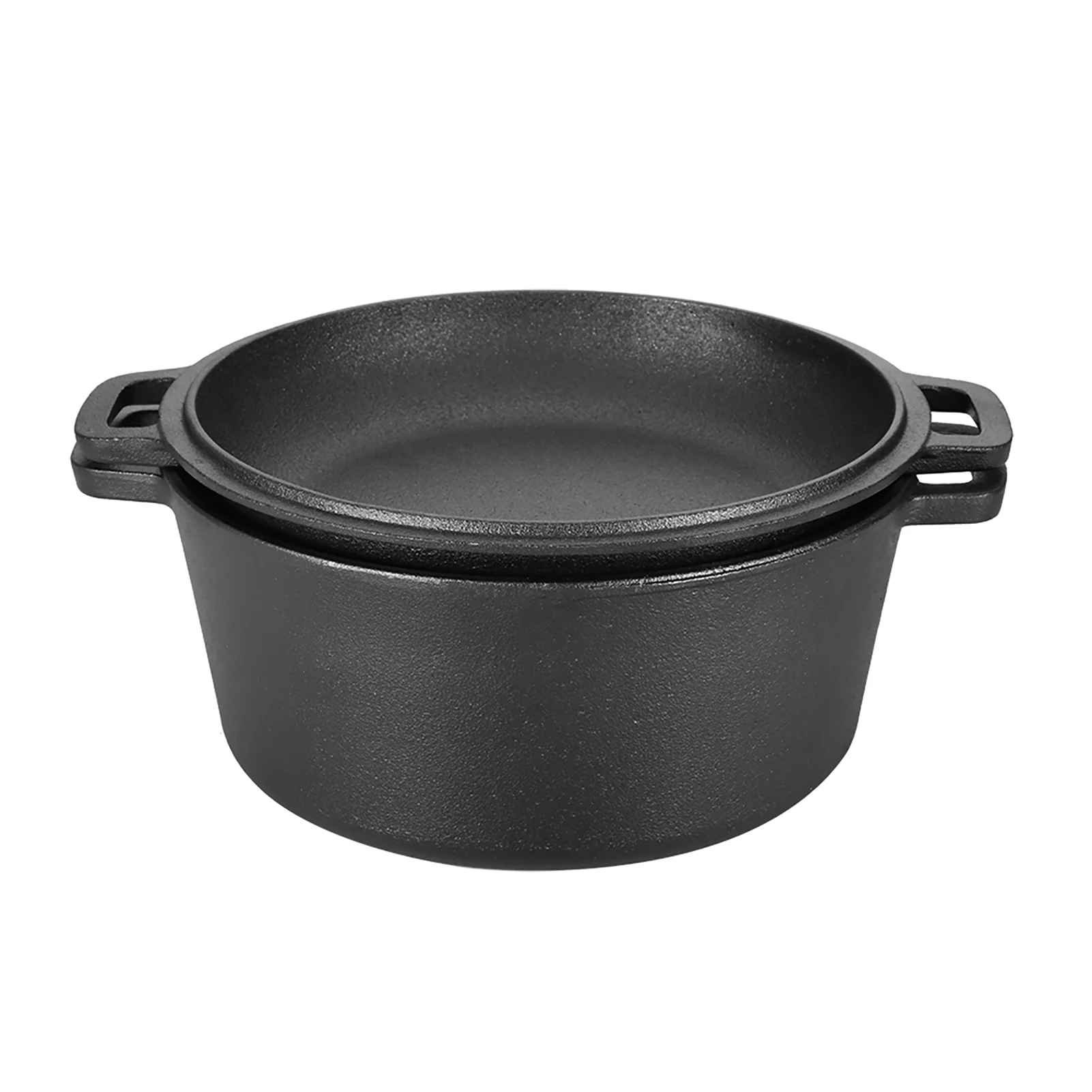 21x16cm 2 in 1 Seasoned Cast Iron Double Dutch Oven Combo Cooker Cast Iron Pot Dutch Oven with Fry Pot
21x16cm 2 in 1 Seasoned Cast Iron Double Dutch Oven Combo Cooker Cast Iron Pot Dutch Oven with Fry Pot
