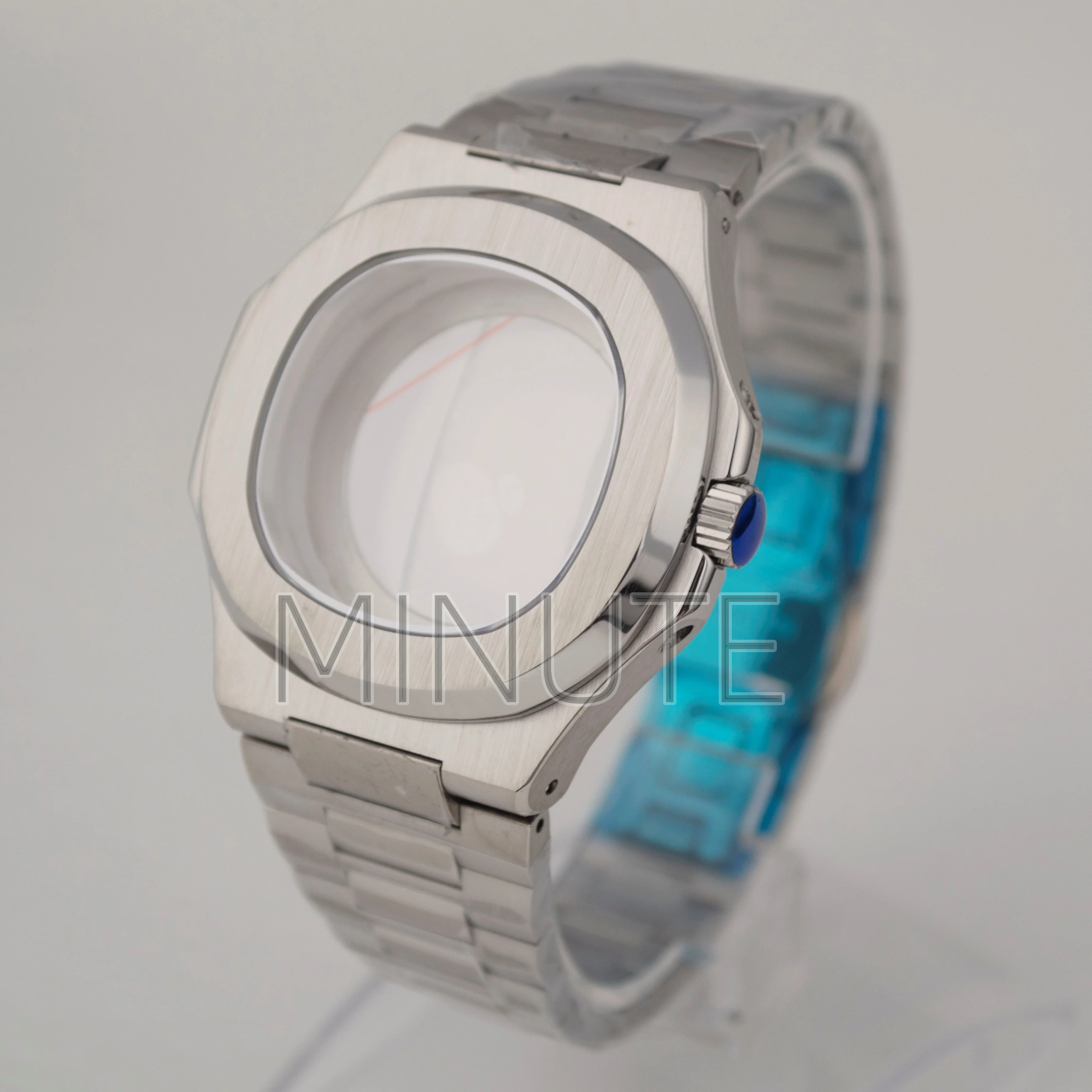 NH35 Watch Case Bracelet for Nautilus Stainless Steel Sapphire Glass 41mm Case NH35 NH36 NH38 Movement Butterfly Buckle Strap
NH35 Watch Case Bracelet for Nautilus Stainless Steel Sapphire Glass 41mm Case NH35 NH36 NH38 Movement Butterfly Buckle Strap