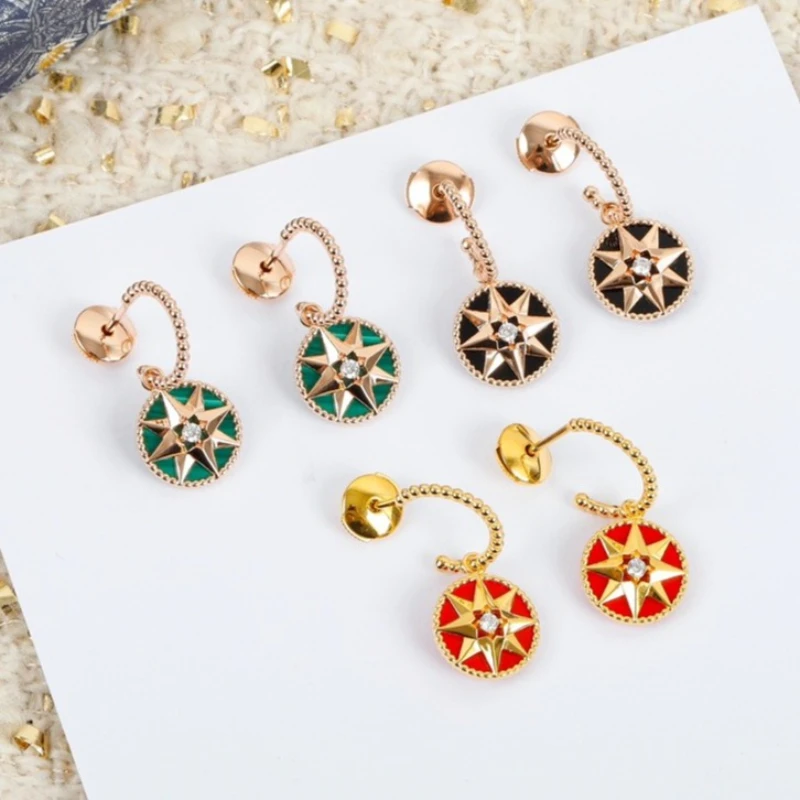Europe American Fashion 925 Silver Rose Gold Golden Star Earrings Women Top Quality Charm Jewelry Accessories
Europe American Fashion 925 Silver Rose Gold Golden Star Earrings Women Top Quality Charm Jewelry Accessories