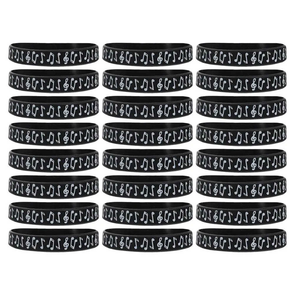 24 Pcs Musical Note Bracelet Wristband Colored Bracelets Festival Hand Bulk for Women Gift
24 Pcs Musical Note Bracelet Wristband Colored Bracelets Festival Hand Bulk for Women Gift