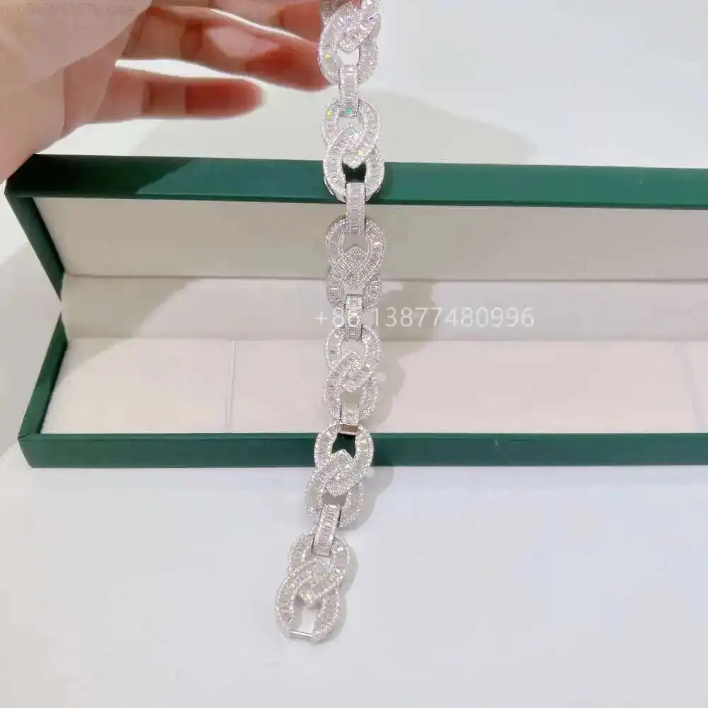 Personalized Luxury Wholesale Vvs Moissanite Miami Sterling Silver 925 Cuban Link Chain
Personalized Luxury Wholesale Vvs Moissanite Miami Sterling Silver 925 Cuban Link Chain
