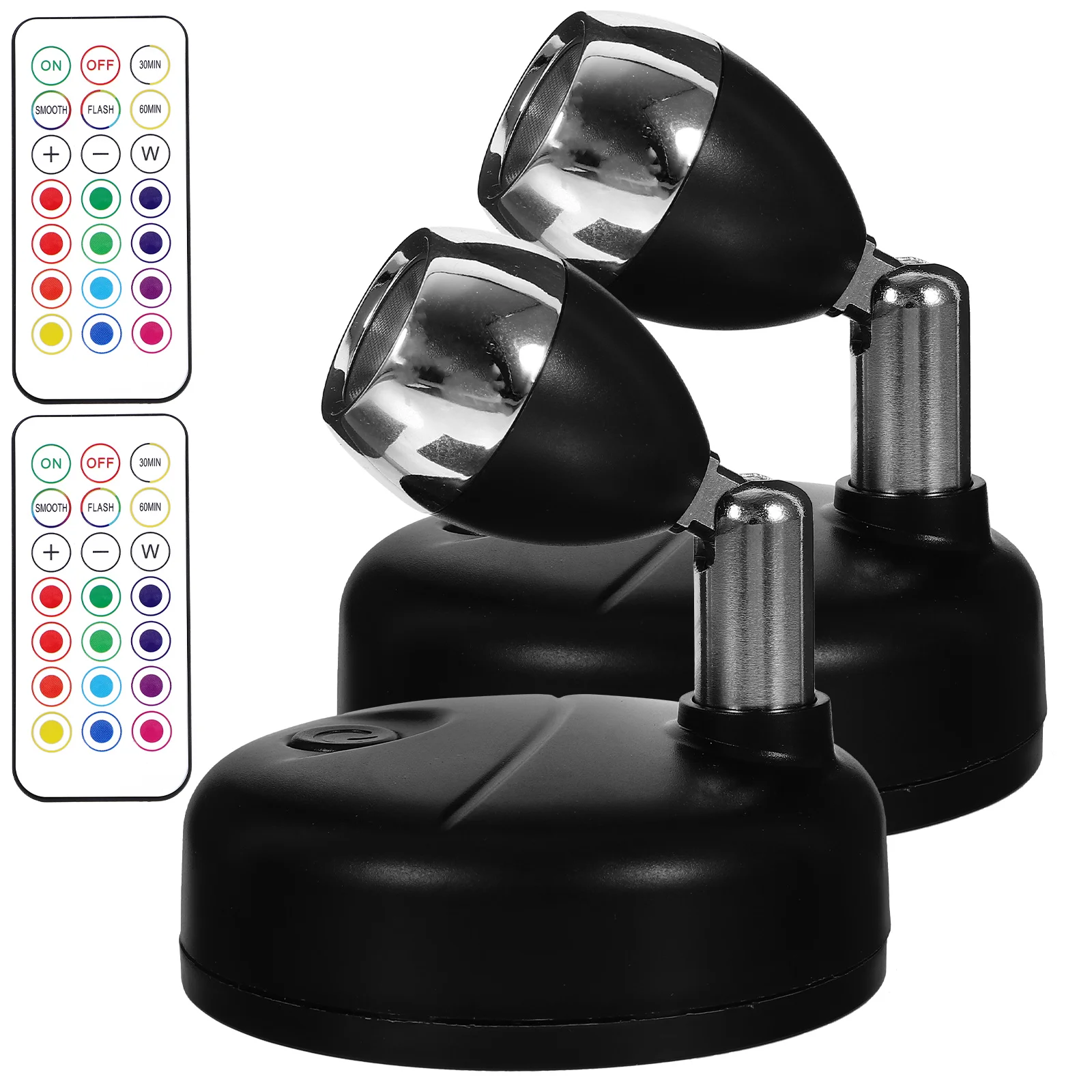 Wireless LED Spotlights for Indoor Accent Lighting with Color Changing and Rotatable Head
Wireless LED Spotlights for Indoor Accent Lighting with Color Changing and Rotatable Head