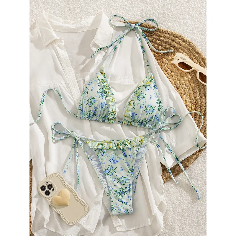 2025New Year's Halter Neck Tie Bikini Swimsuit Summer Beach Vacation Women Wholesale
2025New Year's Halter Neck Tie Bikini Swimsuit Summer Beach Vacation Women Wholesale