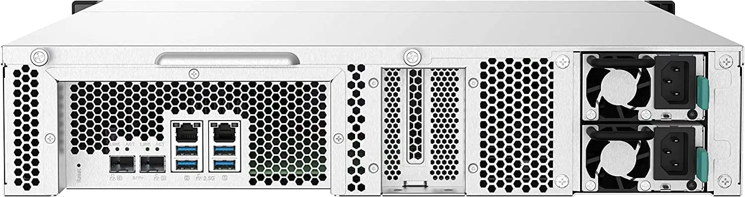 TS-832PXU-RP-4G 8-х ячеек высокоскоростной NAS для монтажа в стойку SMB с двумя портами 10 ГБ и 2,5 ГБЭ, резервным блоком питания (TS-832PXU-RP-4G-US)
TS-832PXU-RP-4G 8-х ячеек высокоскоростной NAS для монтажа в стойку SMB с двумя портами 10 ГБ и 2,5 ГБЭ, резервным блоком питания (TS-832PXU-RP-4G-US)