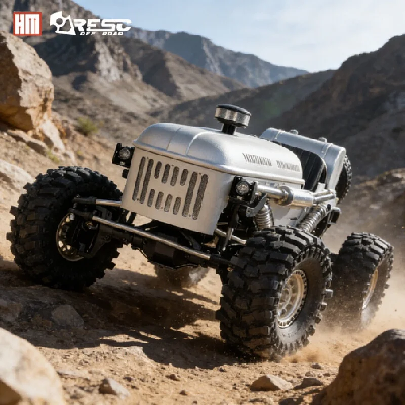 ARESC Tugou 1 1/10 Scale Metal RC Rock Crawler Off Road Remote Control Agricultural Tractor Truck Model For Mountain Terrain
ARESC Tugou 1 1/10 Scale Metal RC Rock Crawler Off Road Remote Control Agricultural Tractor Truck Model For Mountain Terrain