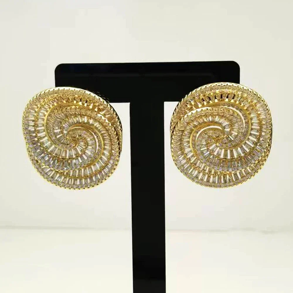 Missvikki Vintage Crossover Round Stud Earrings For Women Wedding Cubic Zircon Punk Rock Retro Circle Earring Piercing
Missvikki Vintage Crossover Round Stud Earrings For Women Wedding Cubic Zircon Punk Rock Retro Circle Earring Piercing