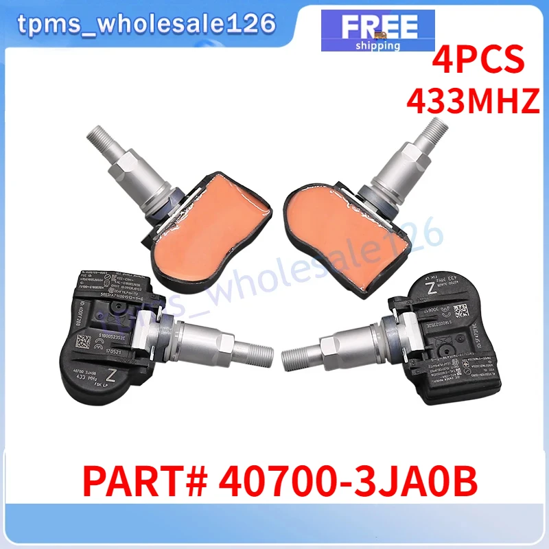 40700-3JA0B For 2017-2023 Infiniti JX Q50 2016-2019 Nissan Altima Maxima Murano Pathfinder Tire Pressure Sensor 4PCS TPMS 433MHZ
40700-3JA0B For 2017-2023 Infiniti JX Q50 2016-2019 Nissan Altima Maxima Murano Pathfinder Tire Pressure Sensor 4PCS TPMS 433MHZ