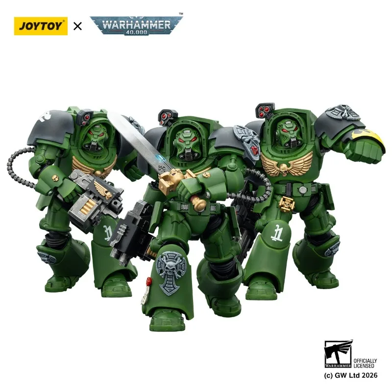 JOYTOY Warhammer 40k Salamanders Terminator 3-Man Squad Articulated Action Figures Decor Collectible Desktop Ornament Gift
JOYTOY Warhammer 40k Salamanders Terminator 3-Man Squad Articulated Action Figures Decor Collectible Desktop Ornament Gift
