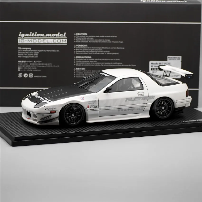 IG 1:18 RX7 FC3S RE AmemiyaWhite2 JDM Simulation Limited Edition Resin Metal Static Car Model Toy Gift
IG 1:18 RX7 FC3S RE AmemiyaWhite2 JDM Simulation Limited Edition Resin Metal Static Car Model Toy Gift