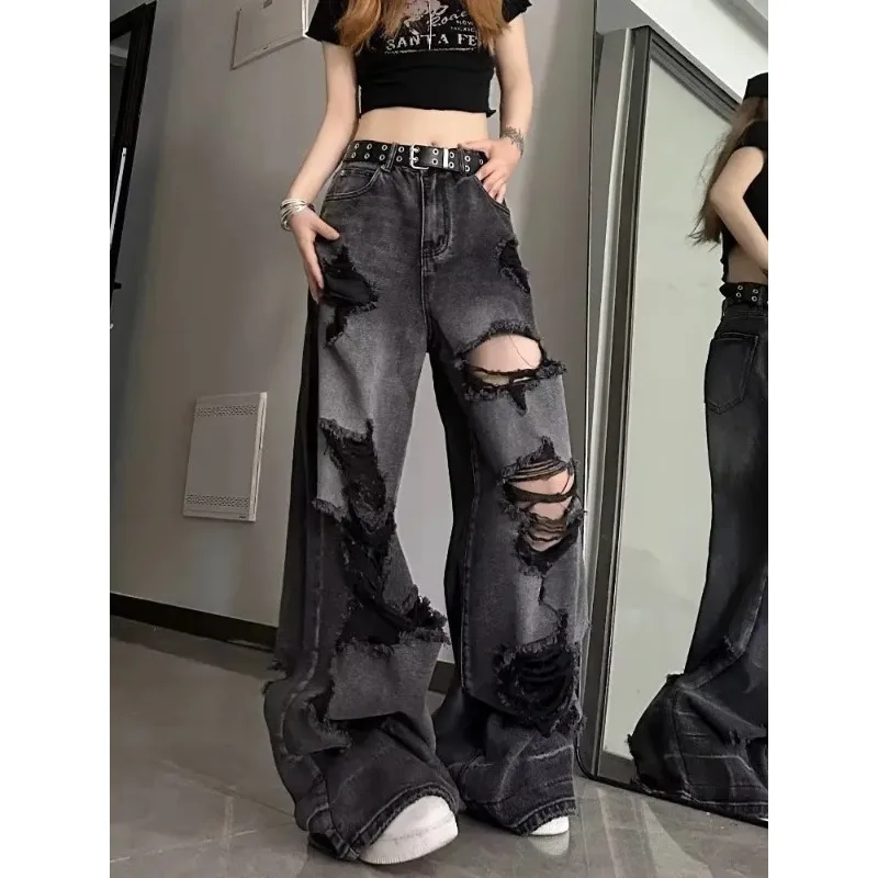 Niche Design Jeans for Women, High Street, Heavy Industry, Wide Leg Pants, High-End Floor Length Pants, Trendy Brand
Niche Design Jeans for Women, High Street, Heavy Industry, Wide Leg Pants, High-End Floor Length Pants, Trendy Brand