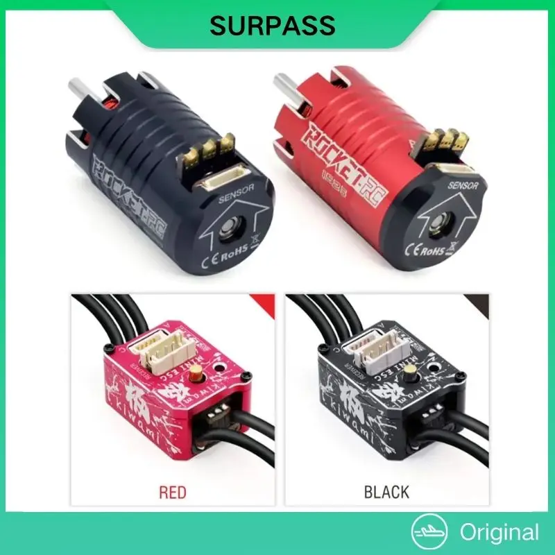 Original ROCKET Mini1525 Motor with KIWAMI 30A Electronic Speed Controller Sensored Combo Pack Fits 1/27 1/28 RC Mini Cars
Original ROCKET Mini1525 Motor with KIWAMI 30A Electronic Speed Controller Sensored Combo Pack Fits 1/27 1/28 RC Mini Cars