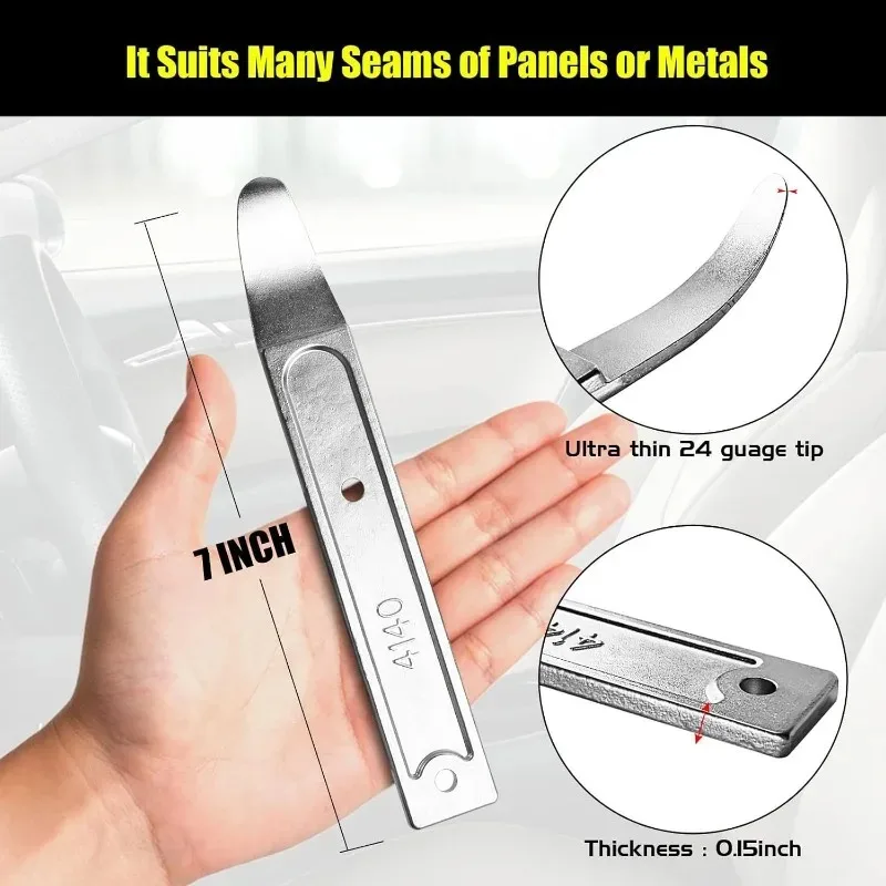 Popu For 4140 Mini Pry Bar Window Screen Removal Sturdy Stianless Steel Metal Metal Pry Bar Car Trim Panel Removal Tool
Popu For 4140 Mini Pry Bar Window Screen Removal Sturdy Stianless Steel Metal Metal Pry Bar Car Trim Panel Removal Tool