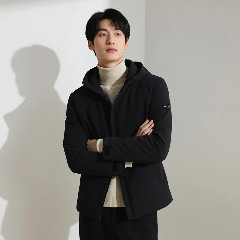 Duje Men's Business Casual Short Hooded down Jacket 2025 Autumn Winter New Style Warm Nylon Fabric Regular Fit Duck down
Duje Men's Business Casual Short Hooded down Jacket 2025 Autumn Winter New Style Warm Nylon Fabric Regular Fit Duck down