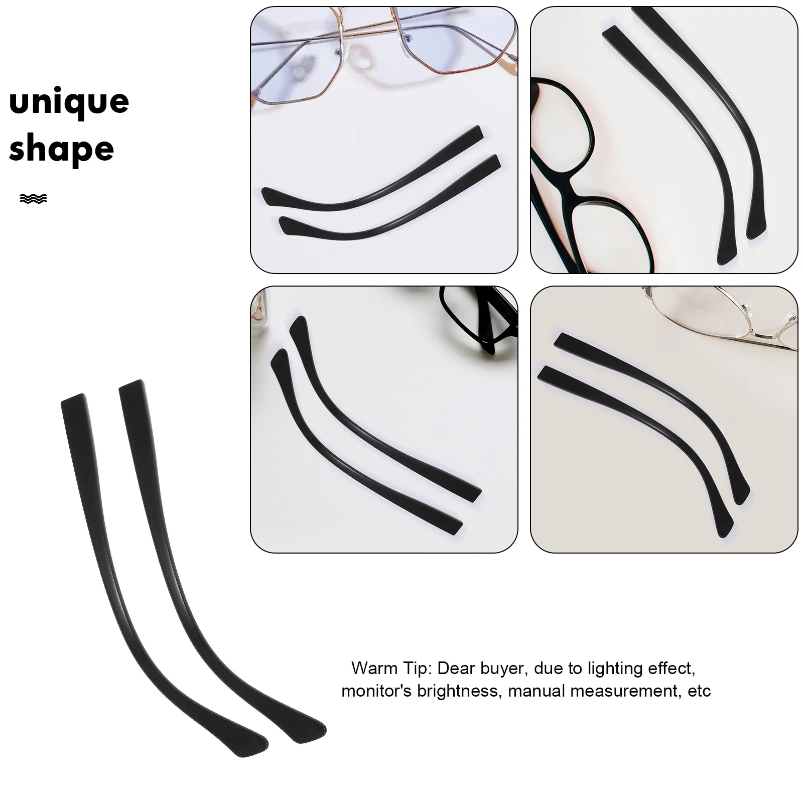 Eyeglass Temple Replacement Lightweight Nonslip Metal Arms Legs for Glasses Repair Kit Universal Fit Sunglasses Reading Myopia
Eyeglass Temple Replacement Lightweight Nonslip Metal Arms Legs for Glasses Repair Kit Universal Fit Sunglasses Reading Myopia