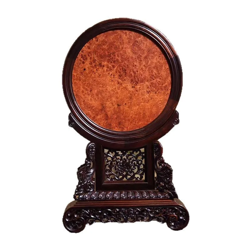 Round screen Baibao inlaid table screen study entrance handicrafts living room decoration
Round screen Baibao inlaid table screen study entrance handicrafts living room decoration