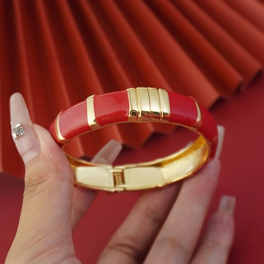 9999 Gold Middle East Women's Elegant Spring Bracelet, Retro Ethnic Style Unique Design, Christmas and Birthday Gift for Girls
9999 Gold Middle East Women's Elegant Spring Bracelet, Retro Ethnic Style Unique Design, Christmas and Birthday Gift for Girls