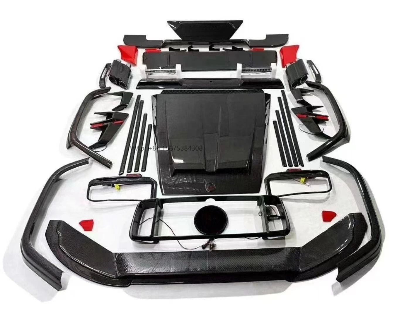 High Quality W464 W463 G63 Dry Carbon Fiber for Brbu Rocket G900 Style Bodykit for G-Class W464 G63 Widebody Kit
High Quality W464 W463 G63 Dry Carbon Fiber for Brbu Rocket G900 Style Bodykit for G-Class W464 G63 Widebody Kit