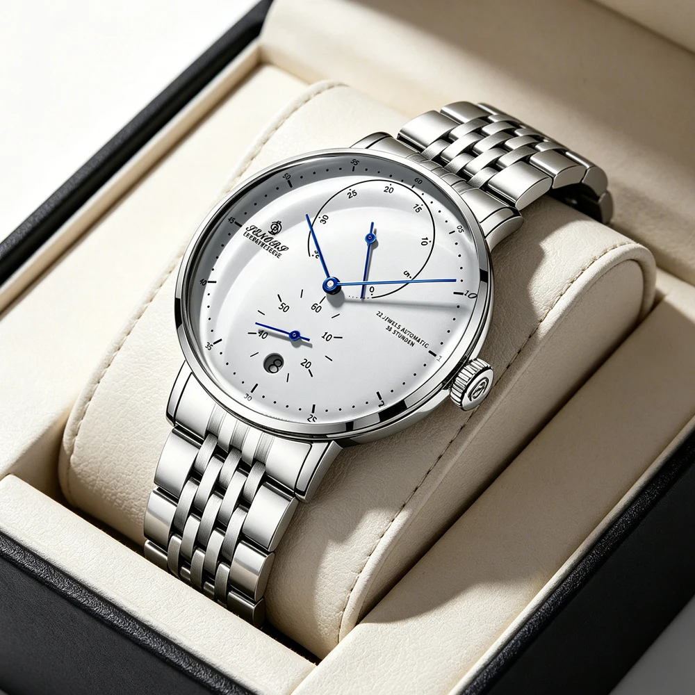New Sports Watch Men's Automatic Mechanical Wristwatches 30m Waterproof Steel Valentine Male Watches relogio masculino
New Sports Watch Men's Automatic Mechanical Wristwatches 30m Waterproof Steel Valentine Male Watches relogio masculino