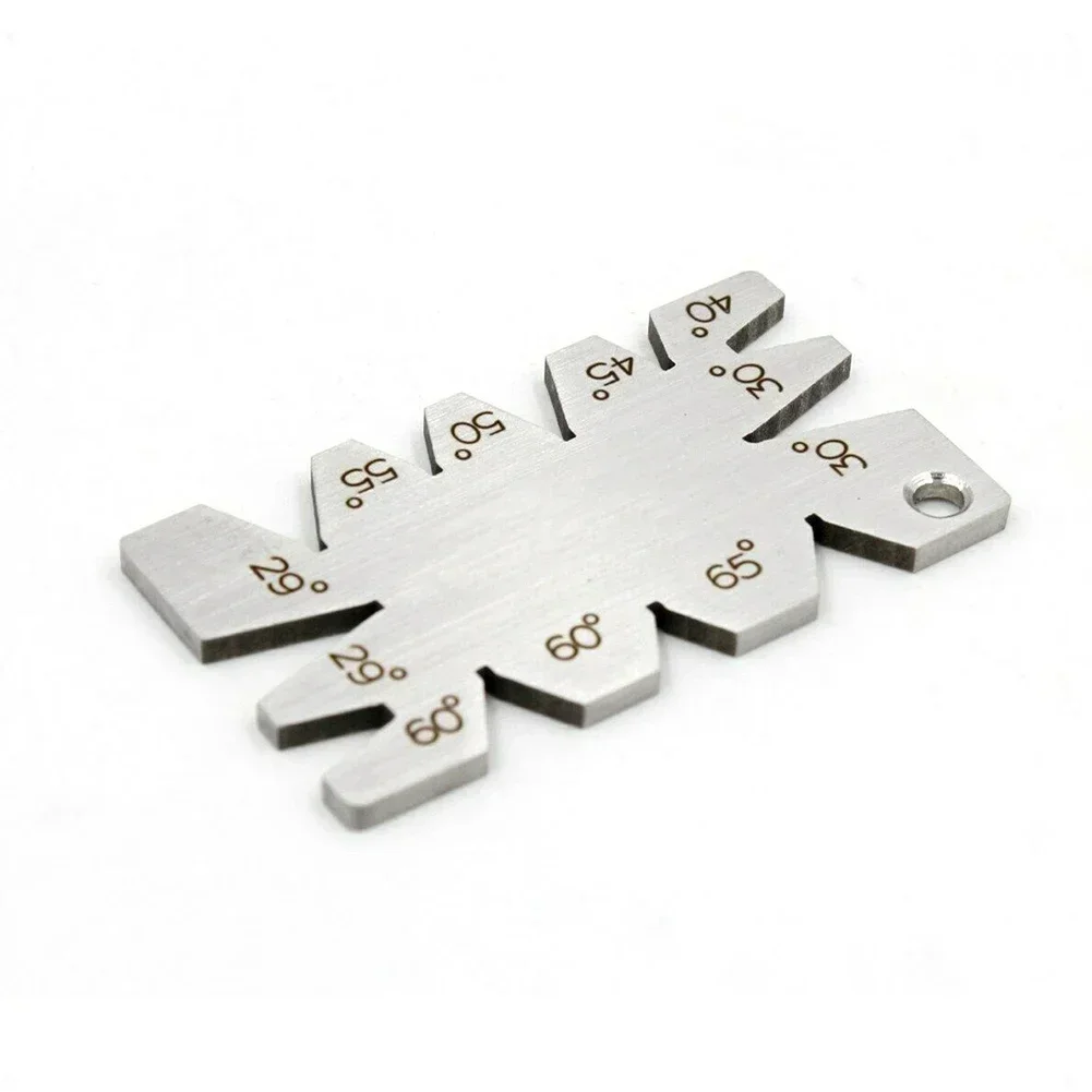 Stainless Iron Thread Cutting Gauge Tool Setting Template Angle Template Gauge Hand Measuring Hand Tool
Stainless Iron Thread Cutting Gauge Tool Setting Template Angle Template Gauge Hand Measuring Hand Tool