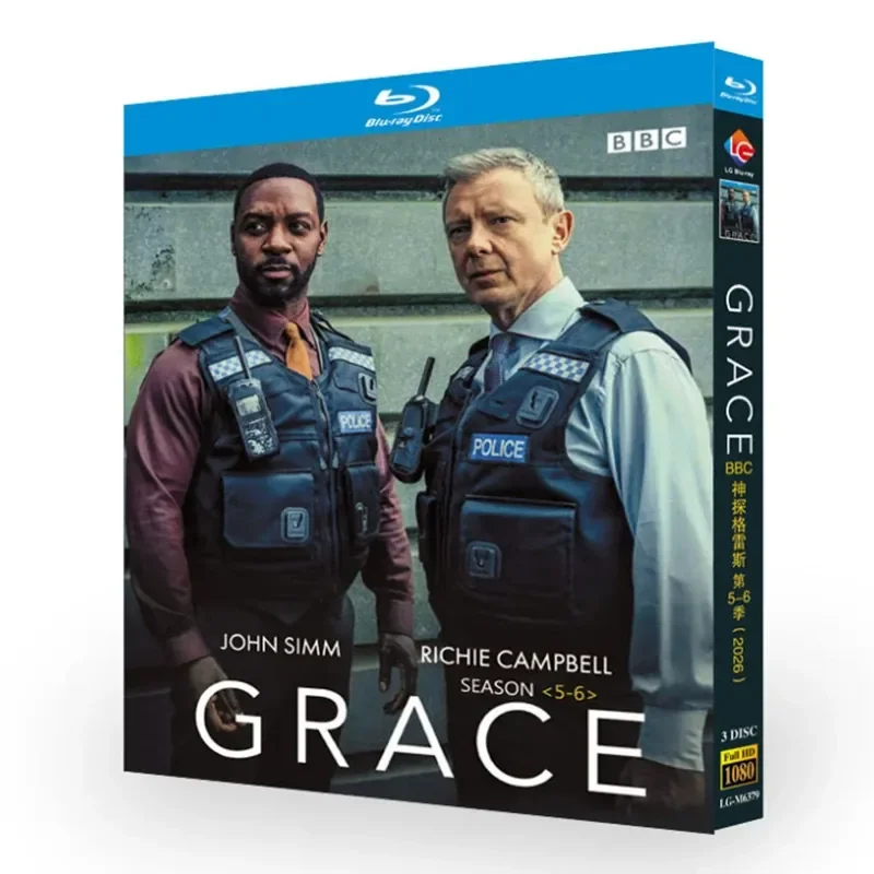 BD Blu-ray Disc BBC Detective Grace Seasons 5–6 British Drama 1080p Box Set
BD Blu-ray Disc BBC Detective Grace Seasons 5–6 British Drama 1080p Box Set