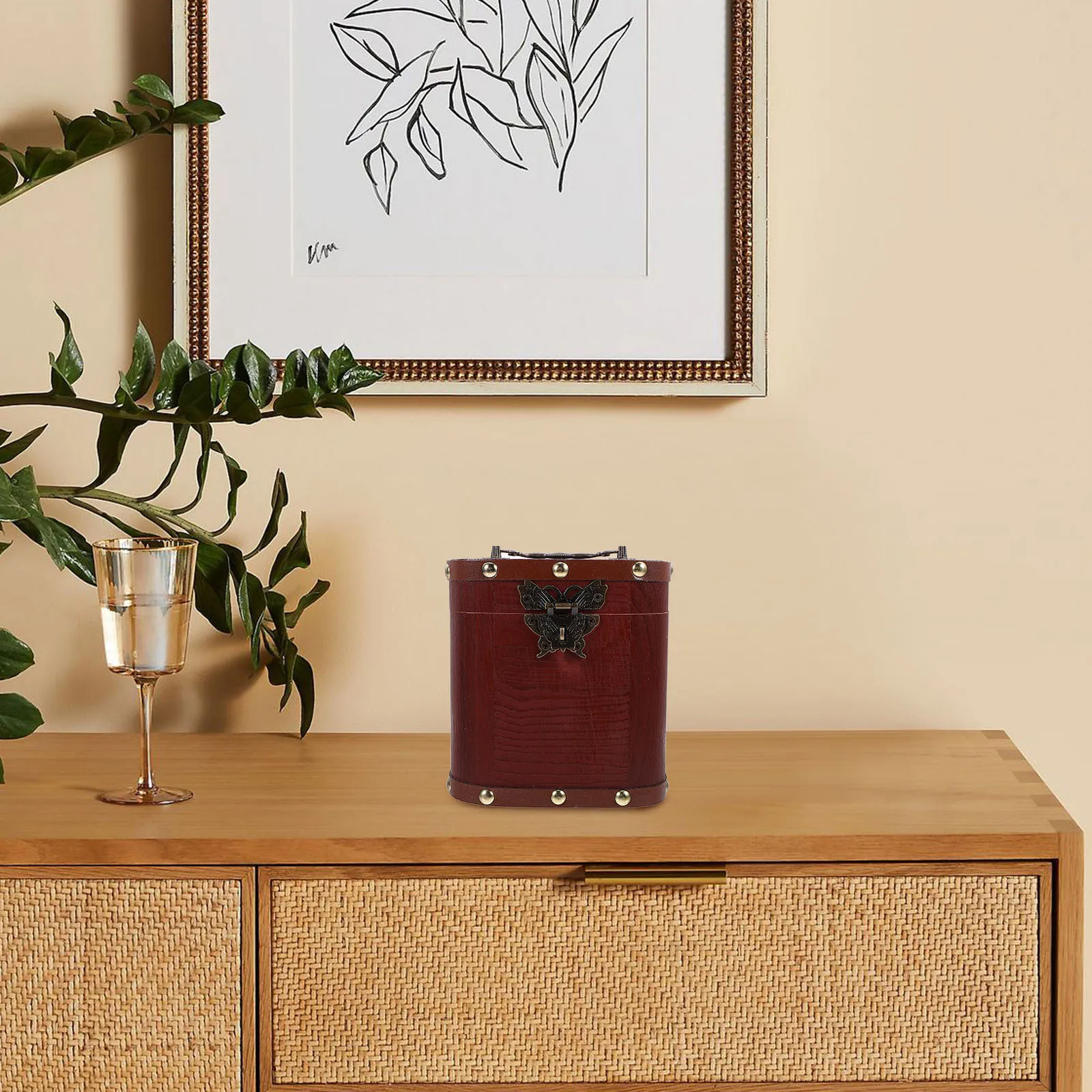 Wooden Money Saving Box Lock Retro Treasure Chest Small Lockable Storage Coin Bank Kids Money Chest with Key Locking Bank Kids
Wooden Money Saving Box Lock Retro Treasure Chest Small Lockable Storage Coin Bank Kids Money Chest with Key Locking Bank Kids