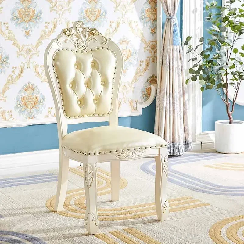 Upholstered Beautiful Dining Luxury Chairs European Modern Mobile Bedroom Dining Chair Single Lazy Silla Comedor Home Furniture
Upholstered Beautiful Dining Luxury Chairs European Modern Mobile Bedroom Dining Chair Single Lazy Silla Comedor Home Furniture