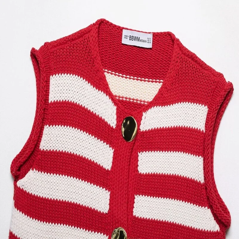 Summer 2025 New Women's Knitted Vest-Sle Top round Ne Svel Regular Length Commute Sle A-Line ape Caron Fiber
Summer 2025 New Women's Knitted Vest-Sle Top round Ne Svel Regular Length Commute Sle A-Line ape Caron Fiber