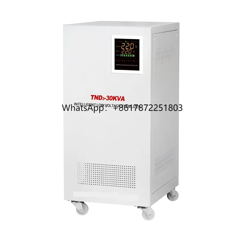 TND 40kva Single Phase CE Certified Automatic Voltage Stabilizer AC Current Medical Equipment Manufacturer's Product
TND 40kva Single Phase CE Certified Automatic Voltage Stabilizer AC Current Medical Equipment Manufacturer's Product