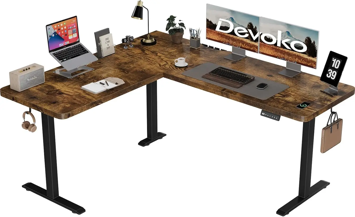 cm, L-vormig bureau, in hoogte verstelbaar, elektrisch, hoekbureau, ergonomische sta-zitting, tafel, computertafel (vintage bru
cm, L-vormig bureau, in hoogte verstelbaar, elektrisch, hoekbureau, ergonomische sta-zitting, tafel, computertafel (vintage bru