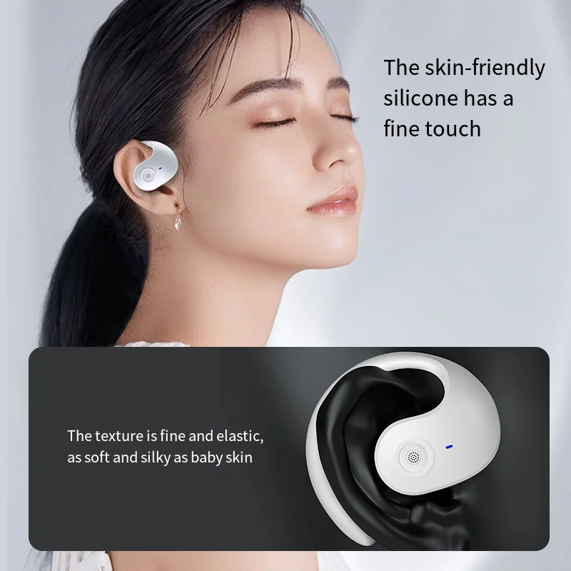 Bluetooth headset conducts wireless in-ear hanging ear noise reduction headset for long battery life Bluetooth earphone
Bluetooth headset conducts wireless in-ear hanging ear noise reduction headset for long battery life Bluetooth earphone