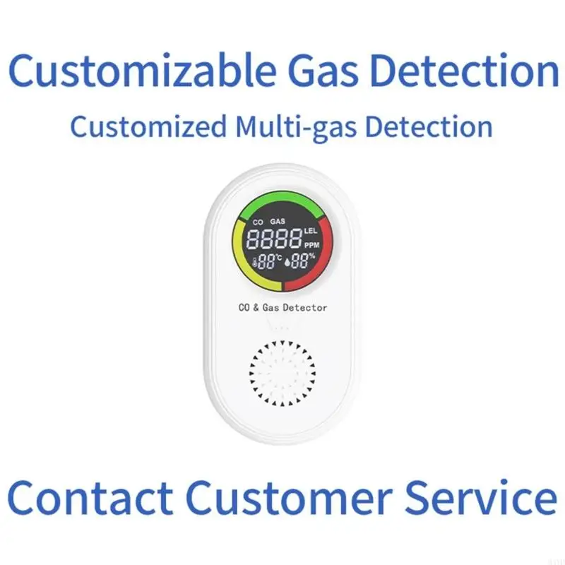 4 In 1 Gas Detectors With CO & Methane Detections Easy to Use for Home Safety Monitoring & Temperature Moisture Display M4YD
4 In 1 Gas Detectors With CO & Methane Detections Easy to Use for Home Safety Monitoring & Temperature Moisture Display M4YD