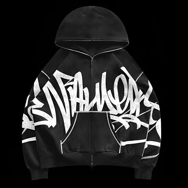 Cross border men's and women's hooded personalized street top printed pattern men's couple zipper hip-hop sweatshirt sweatpants
Cross border men's and women's hooded personalized street top printed pattern men's couple zipper hip-hop sweatshirt sweatpants