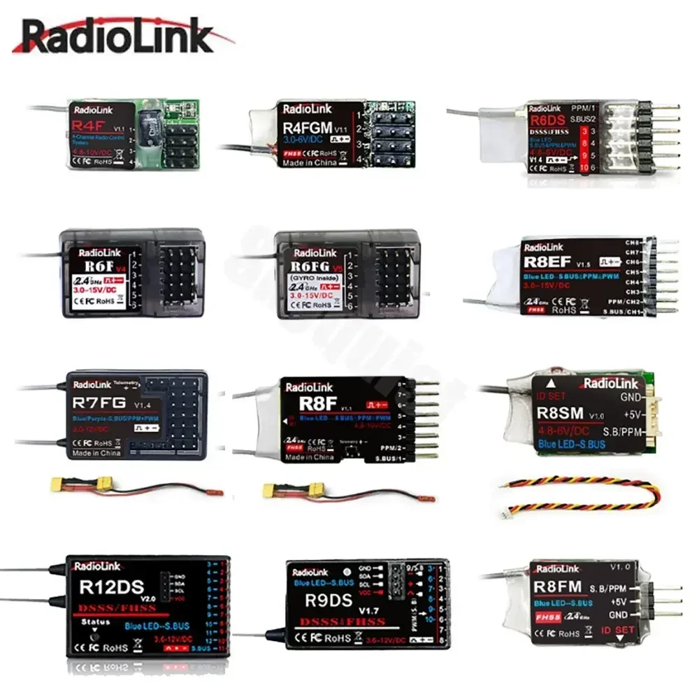 Radiolink R12DSM R12DS R9DS R8SM R8EF R8FM R7FG R6DSM R6DS R6FG R6F R4FG R4F Радиоуправляемый приемник 2,4G Сигнал для радиоуправляемого передатчика
Radiolink R12DSM R12DS R9DS R8SM R8EF R8FM R7FG R6DSM R6DS R6FG R6F R4FG R4F Радиоуправляемый приемник 2,4G Сигнал для радиоуправляемого передатчика