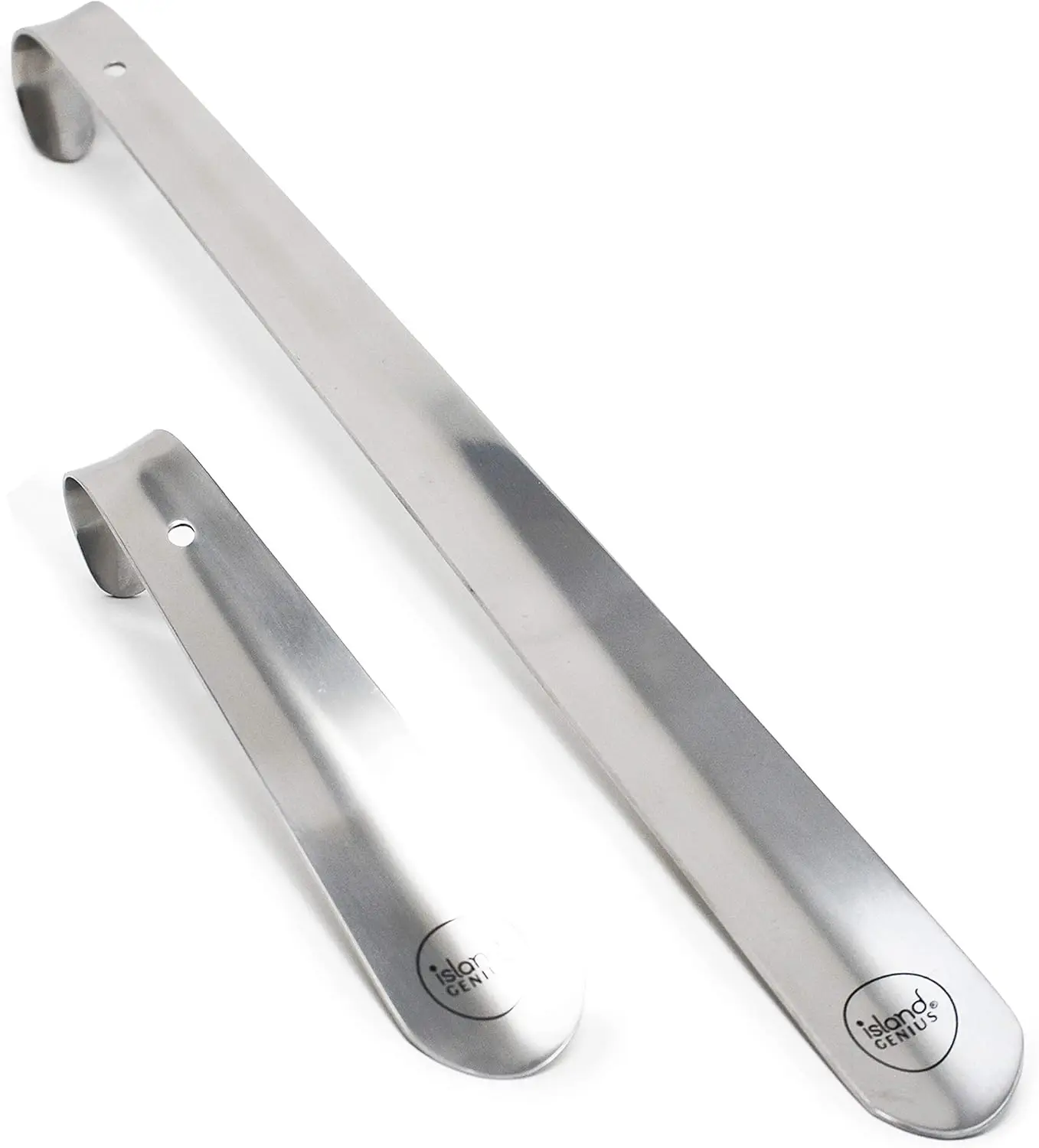 16.5" & 7.5" Stainless Steel Shoe Horn Set for Men Women Kids Seniors Travel
16.5" & 7.5" Stainless Steel Shoe Horn Set for Men Women Kids Seniors Travel