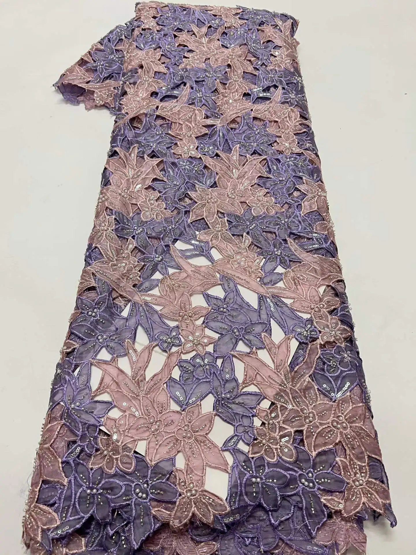 Luxury African Stone Lace Fabric 2026 Royal High Quality French Beaded Sequin Lace Fabric for Bridal Wedding Evening Gowns
Luxury African Stone Lace Fabric 2026 Royal High Quality French Beaded Sequin Lace Fabric for Bridal Wedding Evening Gowns