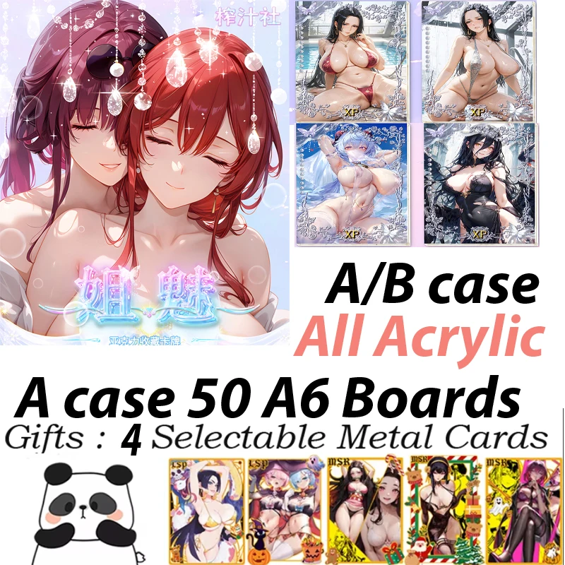 Новейшая акриловая карта Goddess A6 Waifu Hobby, аниме Doujin, коллекционная карта, пикантные игрушки, карты, подарки, редкая карта
Новейшая акриловая карта Goddess A6 Waifu Hobby, аниме Doujin, коллекционная карта, пикантные игрушки, карты, подарки, редкая карта