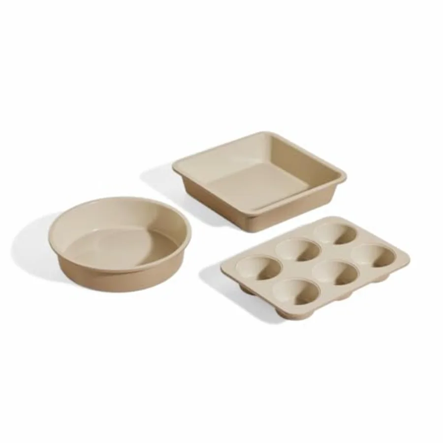Набор для выпечки Wonder Oven Baker's Kit из 3 предметов: керамическая антипригарная посуда без токсинов, круглая форма 8 дюймов, квадратная форма 8 дюймов, форма для маффинов на 6 ячеек — для использования в духовке до температуры до [температура, если и
Набор для выпечки Wonder Oven Baker's Kit из 3 предметов: керамическая антипригарная посуда без токсинов, круглая форма 8 дюймов, квадратная форма 8 дюймов, форма для маффинов на 6 ячеек — для использования в духовке до температуры до [температура, если и