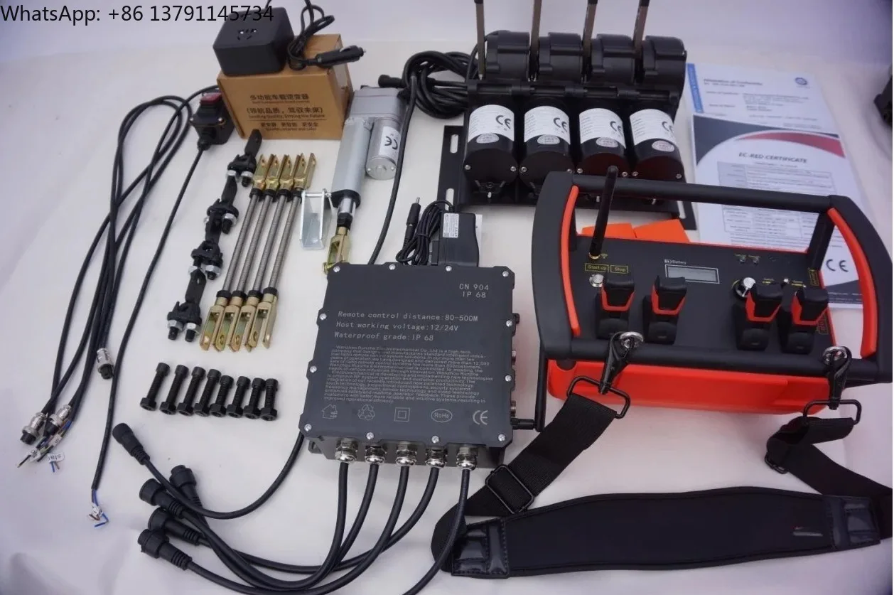 4 Joystick IP68 Water Proof Crane Remote Control for Truck-mounted Crane Use Clutch Motor Contacted with Joysticks
4 Joystick IP68 Water Proof Crane Remote Control for Truck-mounted Crane Use Clutch Motor Contacted with Joysticks