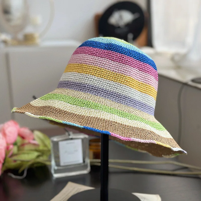 Sun Hat Straw Foldable Women Summer UV Protection Beach Accessory Panama Big Brim Cap For Holiday Outdoor Fishing
Sun Hat Straw Foldable Women Summer UV Protection Beach Accessory Panama Big Brim Cap For Holiday Outdoor Fishing