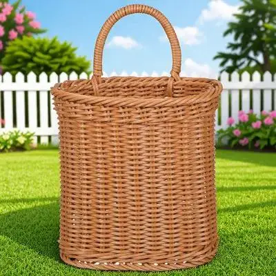 Storage Basket Woven Handmade Rustic Shape Hanging Baskets for Garlic Wicker Vegetable
Storage Basket Woven Handmade Rustic Shape Hanging Baskets for Garlic Wicker Vegetable