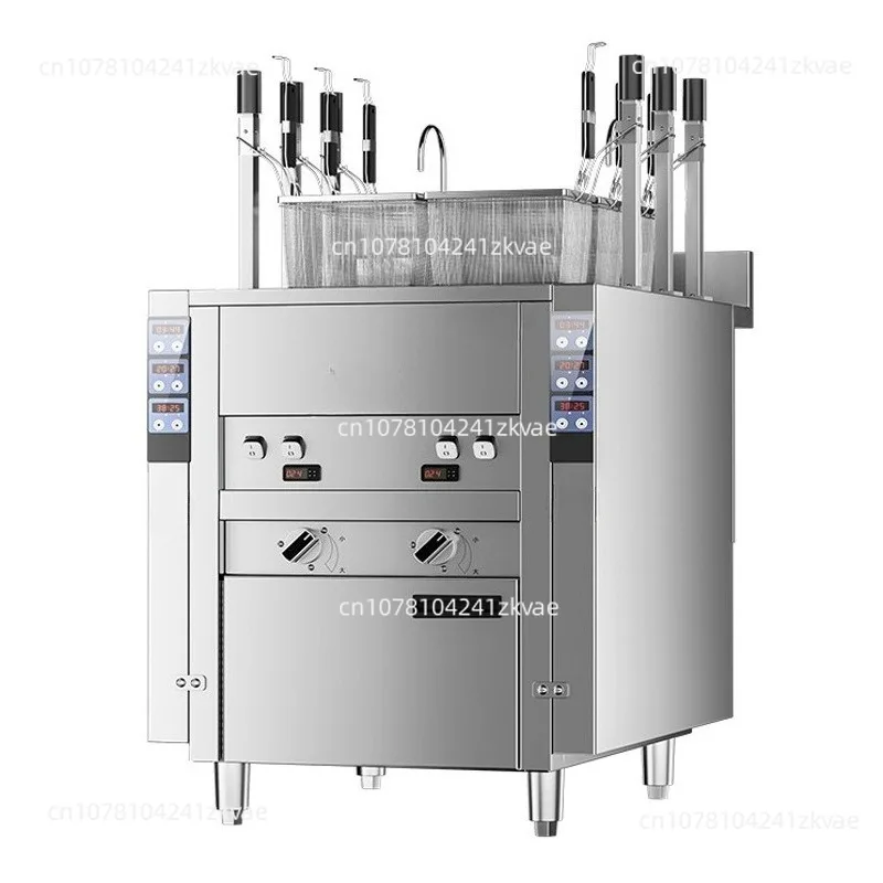 Commercial Fully Automatic Lift Multi Function Six Head Noodle Cooker Electric Gas Malatang Soup Rice Noodle Machine
Commercial Fully Automatic Lift Multi Function Six Head Noodle Cooker Electric Gas Malatang Soup Rice Noodle Machine