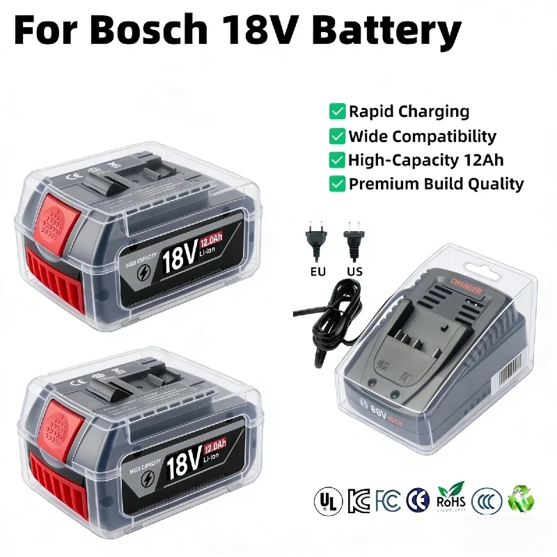 100% original for Bosch 18V battery, 12000mAh 10000mAh 8000mAh, BAT609 BAT618 GBA18V80 Professional wireless tool battery.
100% original for Bosch 18V battery, 12000mAh 10000mAh 8000mAh, BAT609 BAT618 GBA18V80 Professional wireless tool battery.