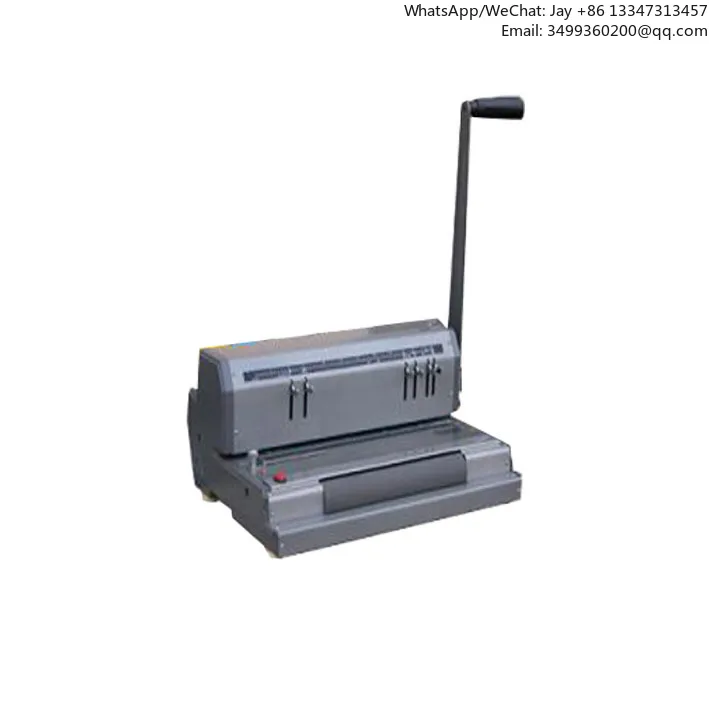 WD-2009 Ручная машина для переплета спиральных колец для офисного использования, 20 листов, книга
WD-2009 Ручная машина для переплета спиральных колец для офисного использования, 20 листов, книга