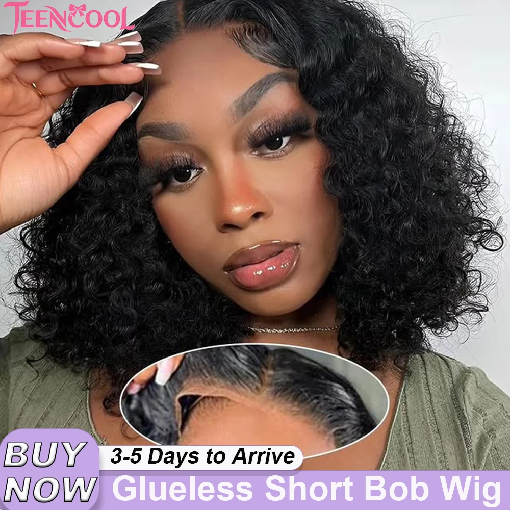 4x4 Glueless Curly Lace Front Wig Short Bob Frontal Wig 10 Inch Brazilian Deep Wave Water Wave 13X6 Hd Lace Frontal Human Hair Wig Easy Wear and Go For Beginner Friendly
4x4 Glueless Curly Lace Front Wig Short Bob Frontal Wig 10 Inch Brazilian Deep Wave Water Wave 13X6 Hd Lace Frontal Human Hair Wig Easy Wear and Go For Beginner Friendly