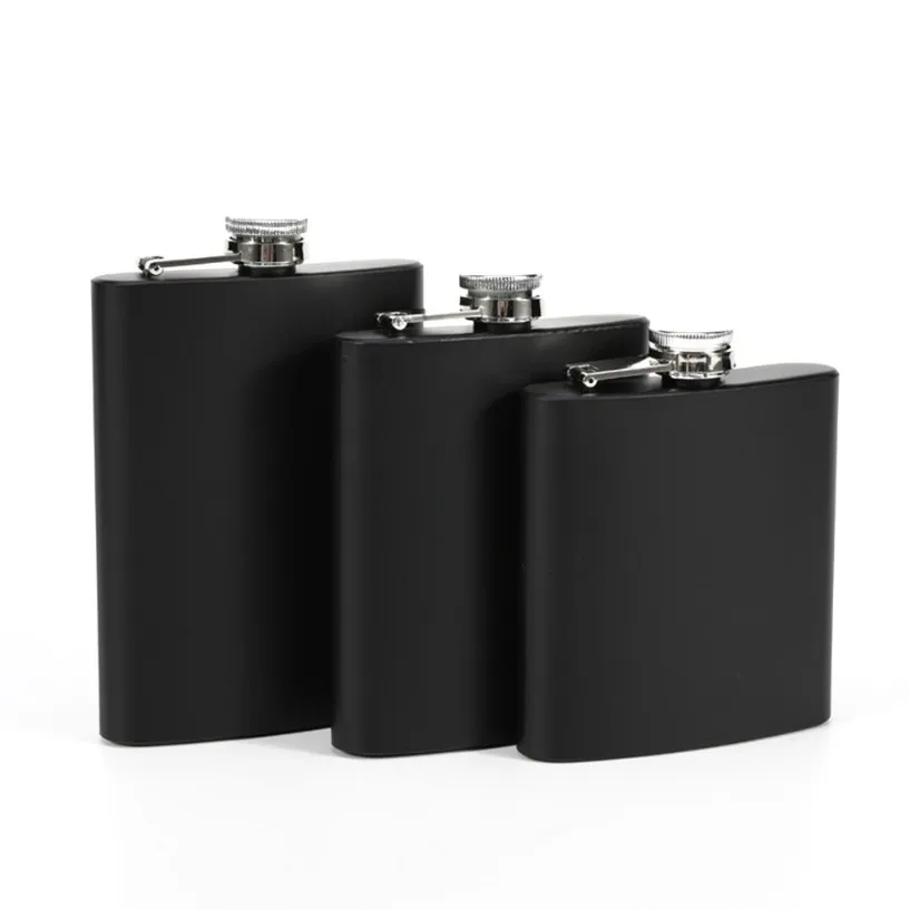 6oz 7oz 8oz Black Frosted Hip Flask 304 stainless steel mini wine kettle Outdoor camping portable wine pot ni663
6oz 7oz 8oz Black Frosted Hip Flask 304 stainless steel mini wine kettle Outdoor camping portable wine pot ni663