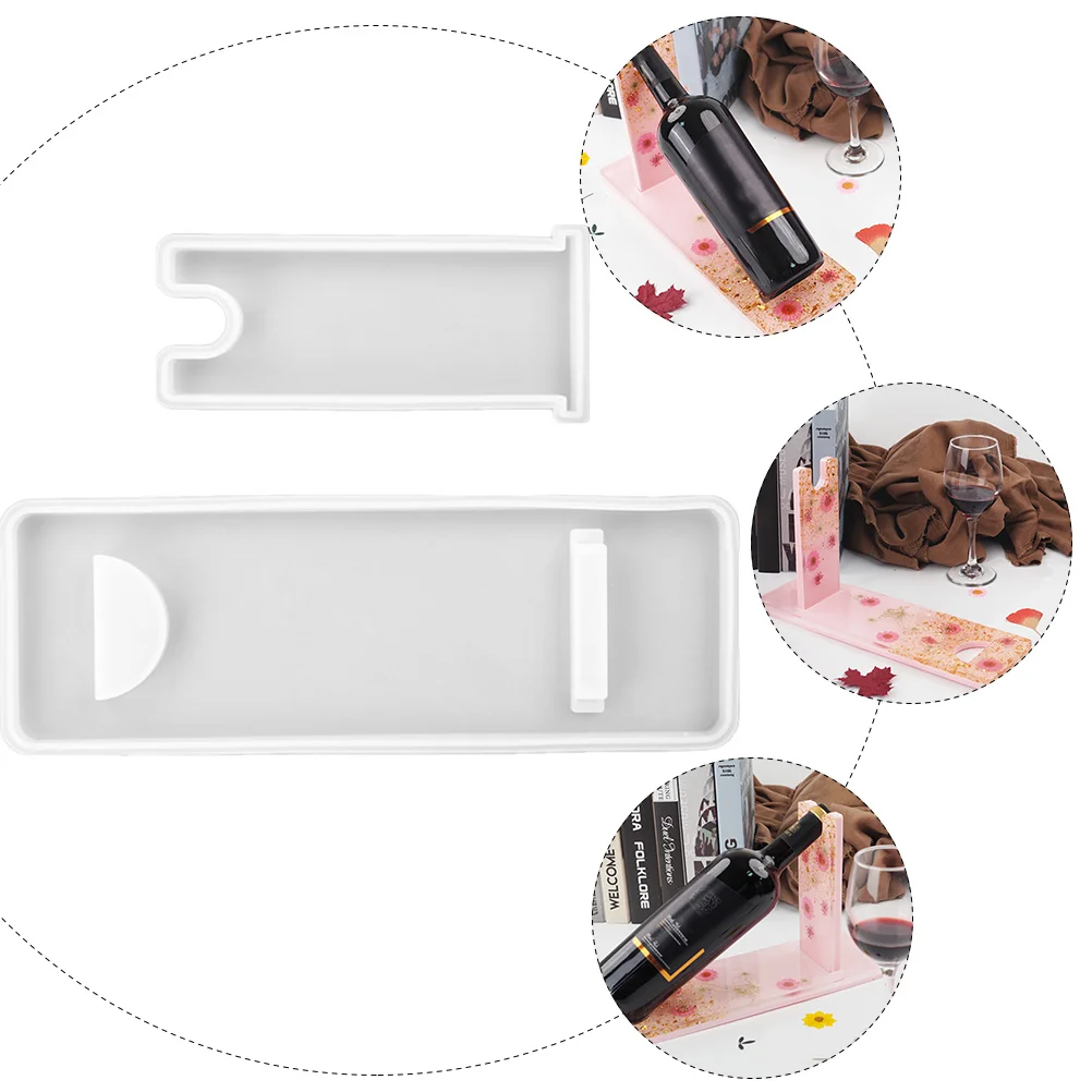 1Set Wine Bottle Rack Mould DIY Epoxy Tray Making Tool Heat Resistant Silicone Mold for Unique Wine Stand Creation
1Set Wine Bottle Rack Mould DIY Epoxy Tray Making Tool Heat Resistant Silicone Mold for Unique Wine Stand Creation